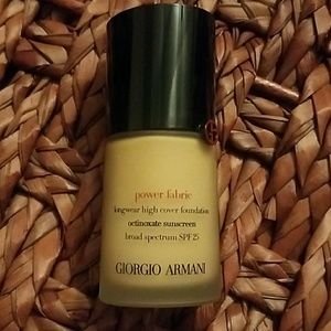 Giorgio Armani, power fabric foundation.